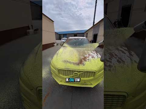 Afval viel op de auto… Maar het einde was schokkend! 🚗😱🧼✨#shorts thumbnail