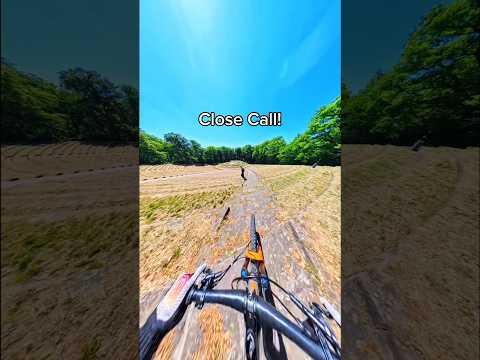 That was close! #bike #mtb #mtbreview #pov #downhill #povbikeride #jump #turning thumbnail