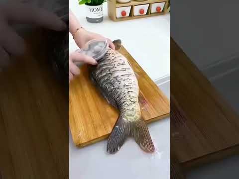 How to clean fish perfectly! ✅ Fish Skin Scraper Gadget thumbnail