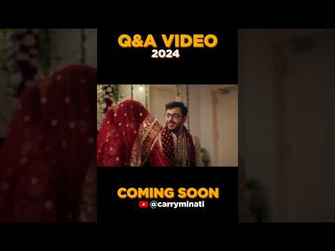 QnA Video coming soon!! #shorts #carryminati #comedy #roast thumbnail