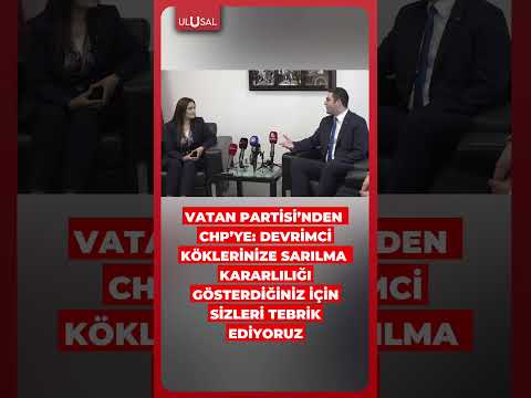 Vatan Partisi'nden CHP'ye: Devrimci köklerinize sarılma kararlılığı gösterdiğiniz için... #shorts thumbnail