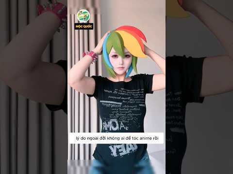 Cô nàng tìm ra lý do không ai để được kiểu tóc anime ngoài đời thực #shorts thumbnail