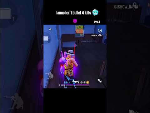 Launcher 1 bullet 4kills #freefire #downchannel #ajjubhai #asgaming #ajjubhaiinmymatch #gyangaming thumbnail