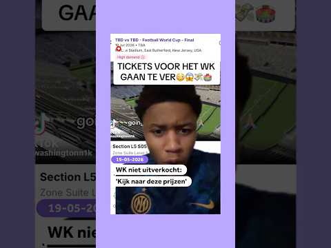 WK niet uitverkocht: ‘Kijk naar deze prijzen’ thumbnail