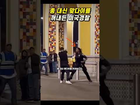 2:1인데 총대신 맞다이를 꺼내든 경찰 🤯🇺🇸 #ufc #mma thumbnail