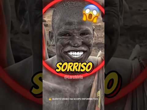 COME FANNO LE TRIBÙ AD AVERE UN SORRISO COSÌ BRILLANTE? 😱 #curiosità #informative thumbnail