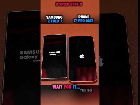 🚀 I PHONE 17 PRO MAX VS GALAXY z Fold 7 SPEED TEST !! thumbnail