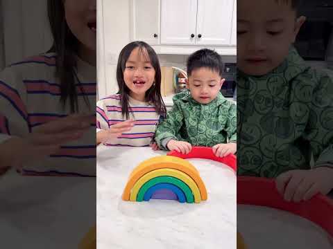 Rainbow Colors Challenge 🌈😲 thumbnail