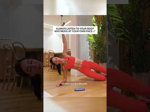 Today’s workout: just 8 min for your Summer Waist 🔥 Come join me! #pilates #workout thumbnail