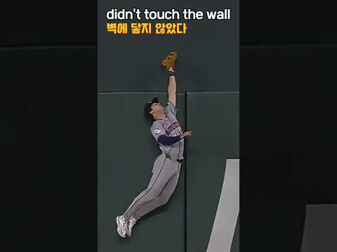 벽에 닿았더라면 홈런! #mlb #야구 #shorts thumbnail