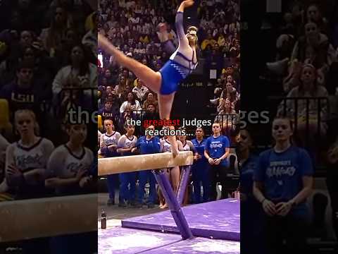 Which one do you think was best?🤔 #gymnastics #sports #judge #reaction thumbnail