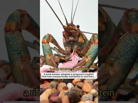 Adopting a Pregnant Crayfish #lovestory #wildliferescue #animals #rescueefforts #cute #crayfish thumbnail