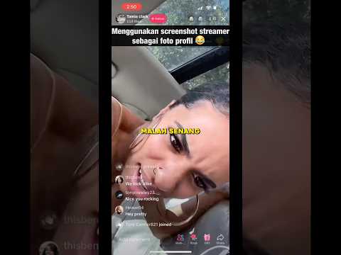 Menggunakan screenshot streamer sebagai foto profil?#streamer #prank #screenshot thumbnail