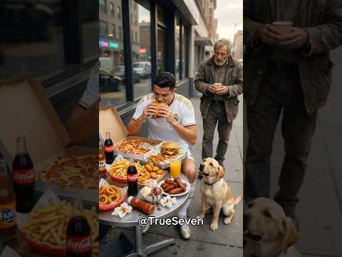 Ronaldo & The Stray Dogs — A Heartwarming Story 🐶❤ #shorts thumbnail