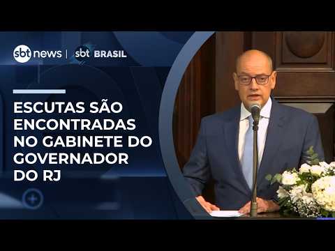Agentes encontram escutas no gabinete de Ricardo Couto, governador em exercício do RJ | #SBTBrasil thumbnail