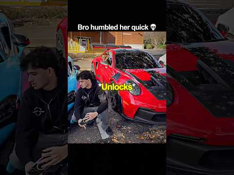She wasn’t expecting that 💀 #shorts #lamborghini thumbnail