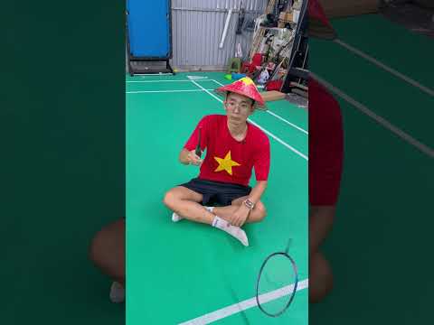 Dứa bảo ối zồi ôi vợt hỏng rồi #shorts #caulongbocondua thumbnail