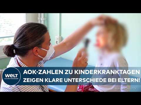 DEUTSCHLAND: Kinderkranktage zeigen deutliches Ungleichgewicht zwischen Müttern und Vätern! thumbnail