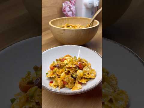 سلطة المعكرونة بالدجاج مع اطيب صوص بيستو 🥗👌🏻 thumbnail