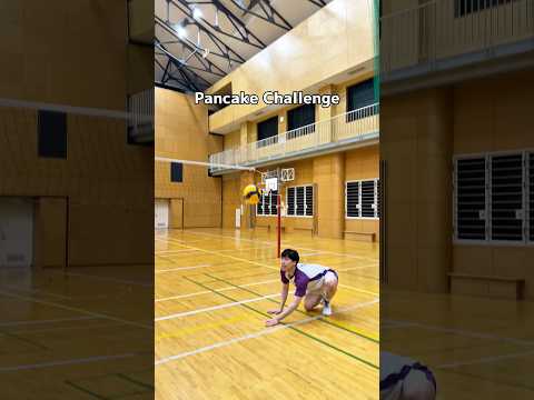 How many pancake digs can you do? #volleyball thumbnail