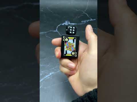 ▶️ Rotating Dice Card Jet Lighter, Pocket Flame Trick You’ll Keep Spinning ( # 3287 ) thumbnail