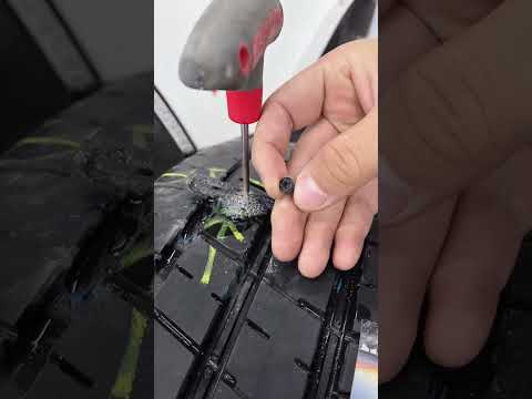 Reliable and ready 🛞 Strong repair nails for fast puncture sealing.#TireRepair #FlatTireFix #Car thumbnail