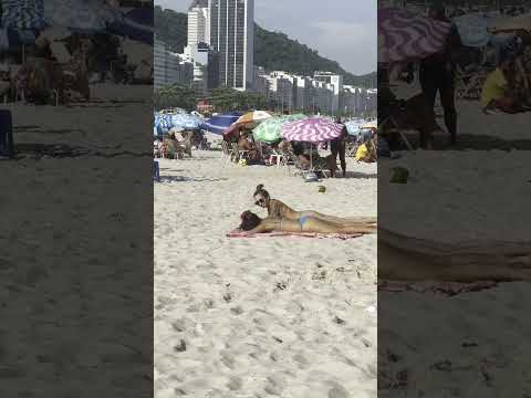 🇧🇷 Relaxing at Copacabana beach🌴 thumbnail