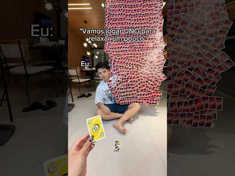 QUANDO VOCÊ TENTA JOGAR UNO PRA "RELAXAR" 😹 KKKKK thumbnail