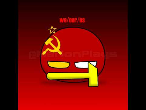 Pronouns be like ? #countryballs #history #ussr #memes thumbnail