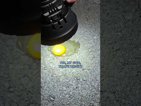 World’s Brightest Flashlight vs Raw Egg thumbnail