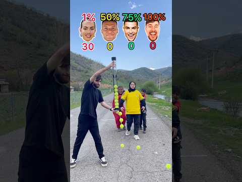 Speed Tennis Challenge! Who Is Faster?! #football #youtuber #trending #shorts thumbnail