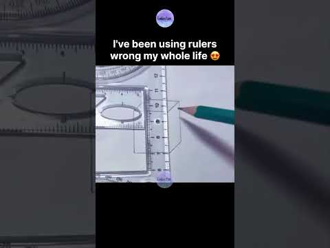 I've been using rulers wrong my whole life 😍 thumbnail