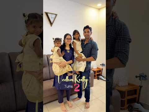 Vedha kutty ku Happy Birthday 🤩🤩 #vijayandvaishu thumbnail