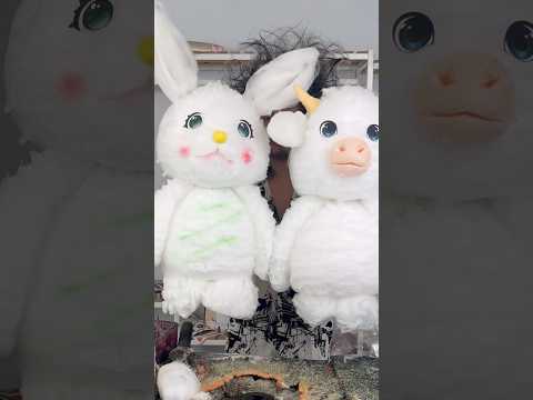 The kids made art-shaped cotton candy thumbnail