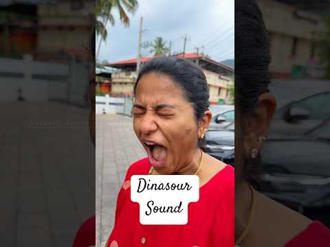 டைனாசர் எப்படி மா கத்தும் 😂🤣😁😭 Wait for climax 🤣😂 #sathishdeepa #deepasathishcomedy thumbnail