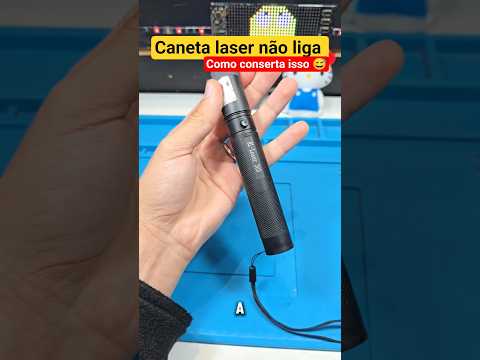 caneta laser desligou e não liga mais #shorts #short #ytshorts #apple #iphone #viral #fyp #yt #ios thumbnail