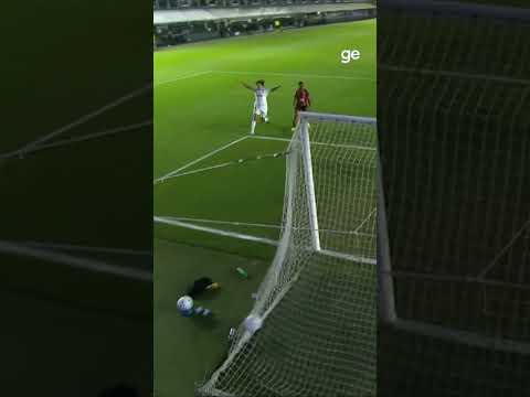 BARREAL MARCOU UM GOLAÇO PARA O SANTOS | #shorts | ge.globo thumbnail