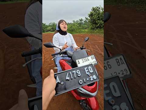 otong mau cabut plat nomor hitam putih#trendingshorts thumbnail