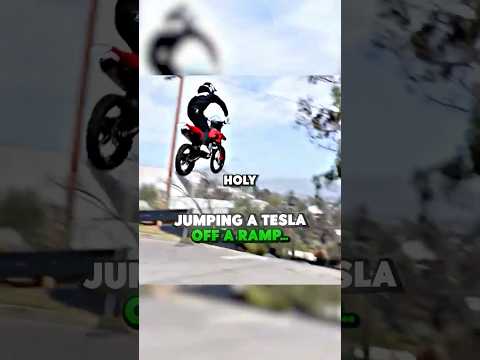 Jumping A Tesla Off a Ramp ‼️? thumbnail