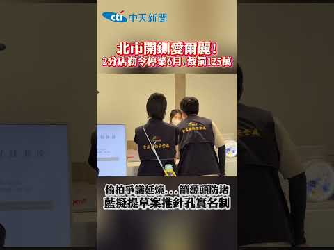 北市開鍘愛爾麗!2分店勒令停業6月.裁罰125萬 偷拍爭議延燒...籲源防堵 藍擬提草案推針孔實名制 #shorts thumbnail