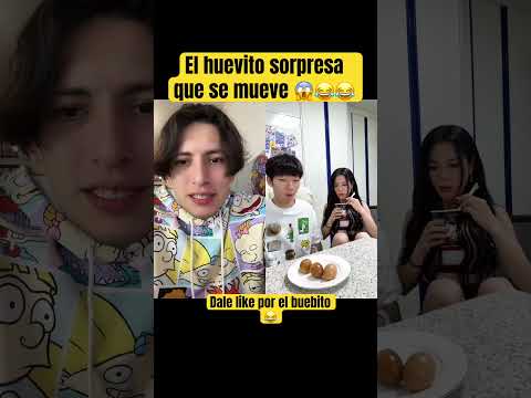 El huevito sorpresa que se mueve 😱😱😂 - Hey Crispin #humor thumbnail