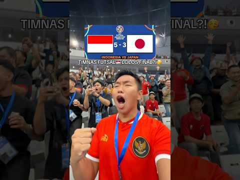 TIMNAS FUTSAL INDONESIA KALAHIN JAPAN 🇲🇨 5-3 🇯🇵 di Semifinal AFC Futsal Asian Cup 2026.. FINALL! thumbnail