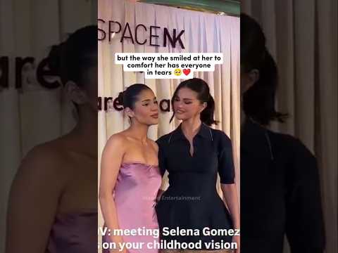 Selena Gomez Comforting Her Fan Is So Wholesome 🥺 #selenagomez #rarebeauty #fyp thumbnail