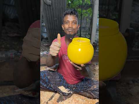 Eco-Friendly Wooden Container Made From Broken Glass Idea #shorts #amazing thumbnail