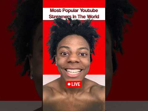 Most Popular YouTube  Streamers In The World 2025 #shorts #ishowspeed thumbnail