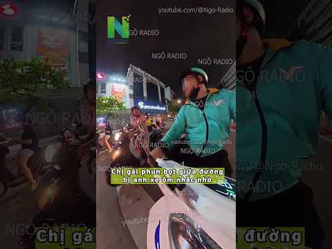 Chị gái phun bọt giữa đường bị anh xe ôm nhắc nhở thumbnail