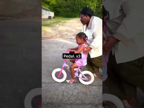 Mom Trips Teaching Her Daughter to Ride a Bike! 🤣 thumbnail