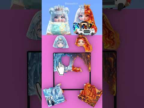 Princess Gugugaga Ice and Princess Gugugaga Fire & Ice in the photo collage challenge! thumbnail
