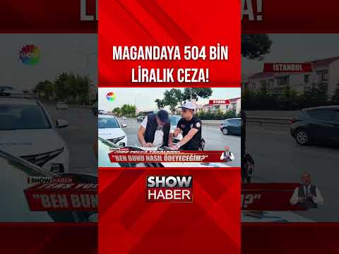 Araba parası gibi trafik cezası #showanahaber #shorts thumbnail
