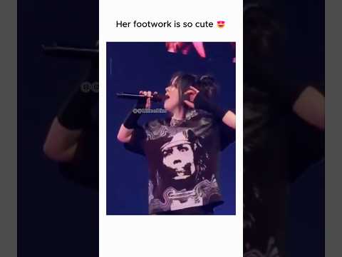 Her footwork is so cute ?✨ #billieeilish #footwork #cute #vibesongs thumbnail